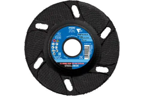 PFERD CC-GRIND ROBUST VIEW 125 SGP STEELOX